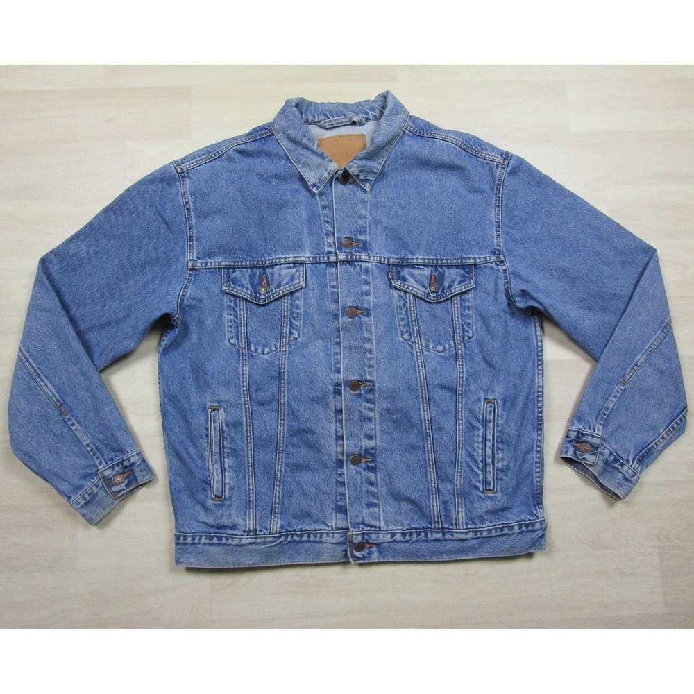 Vintage Y2K Levis Denim Jean Jacket Men's (XL) Denim Americana USA